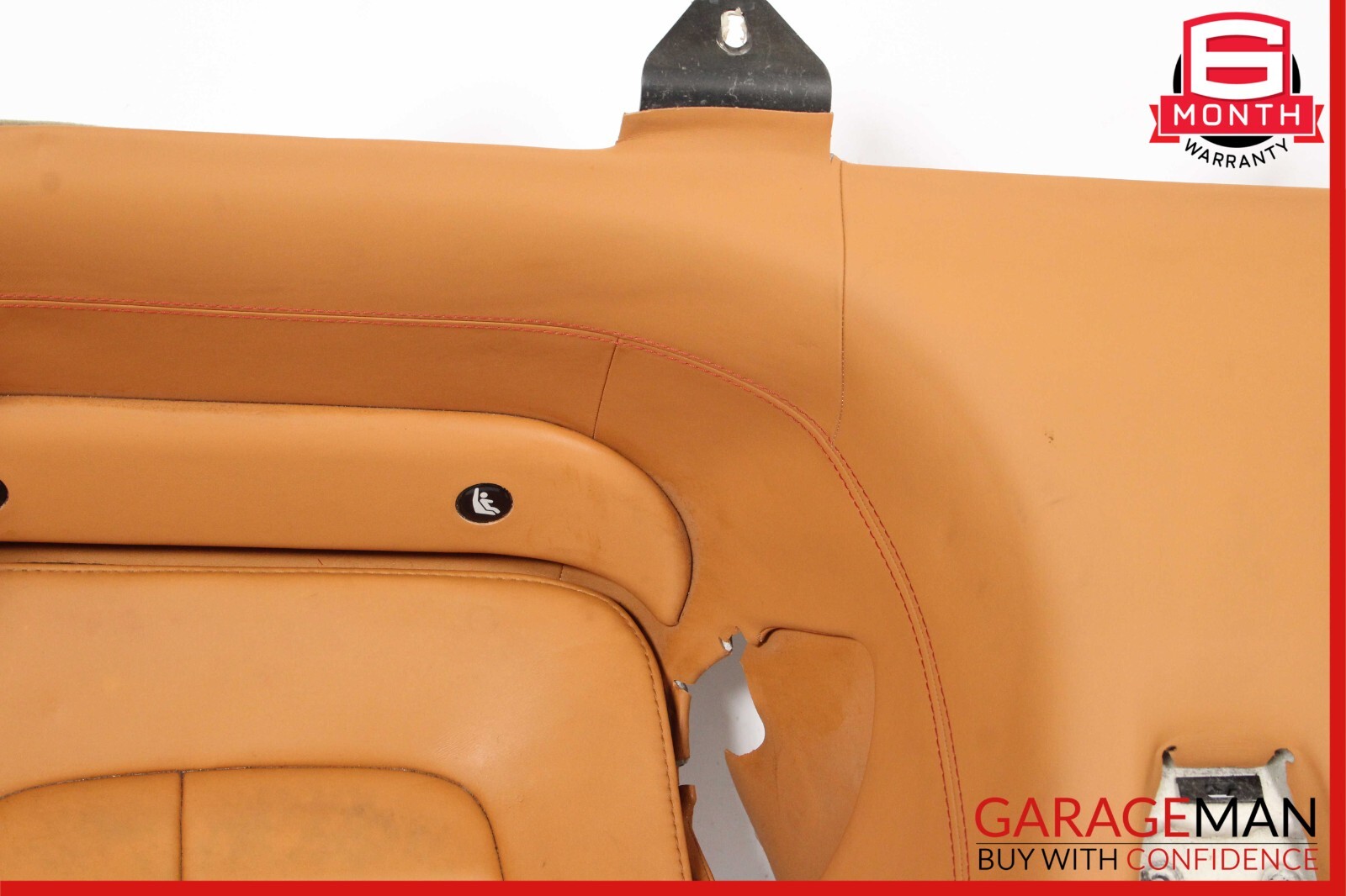 15-18 Ferrari California Rear Seat Bottom Section Cushion Cover Assembly Brown