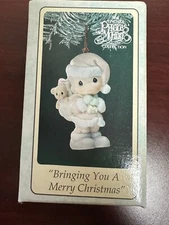Precious Moments "Bringing You A Merry Christmas" Ornament w/Box #528226