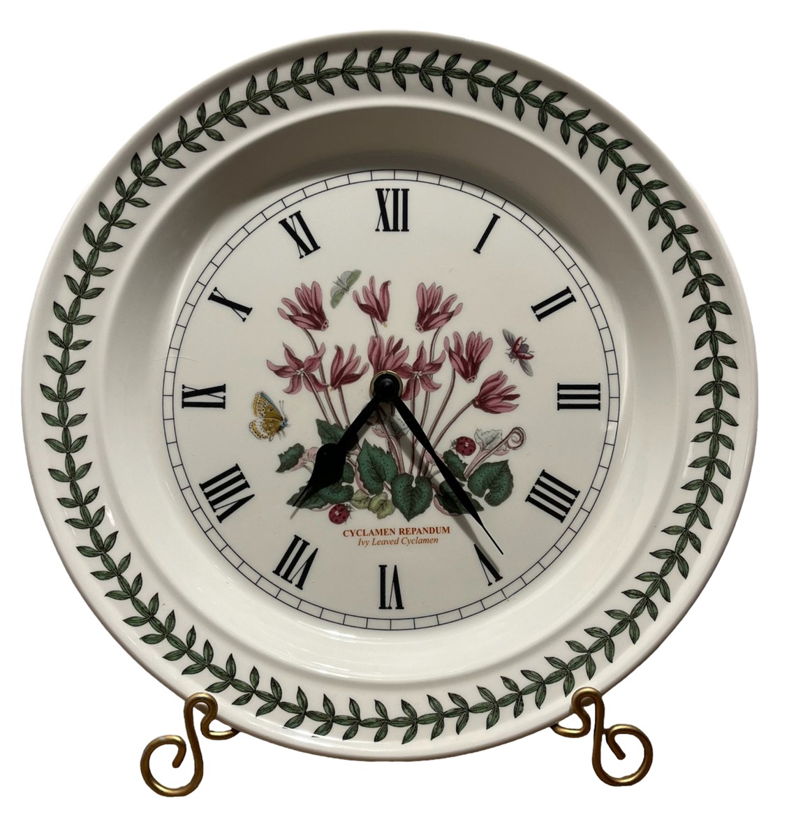 Sale: Portmeirion ~ Botanic Garden ~ Botanic Garden ~ Kitchen Wall Clock, Price $61.99 in Oak Park, IL from Alioto's