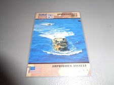 1991 Pro Set Desert Storm Card #128 Intelligence File Amphibious Assault