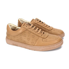 MCM Mens Terrain Derby Visetos Cognac Low Top Sneakers US 11 
