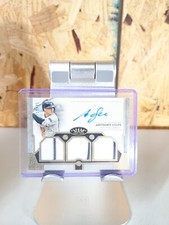 Anthony Volpe 2024 Topps Tier One Autograph Triple Relic 3/25 Yankees