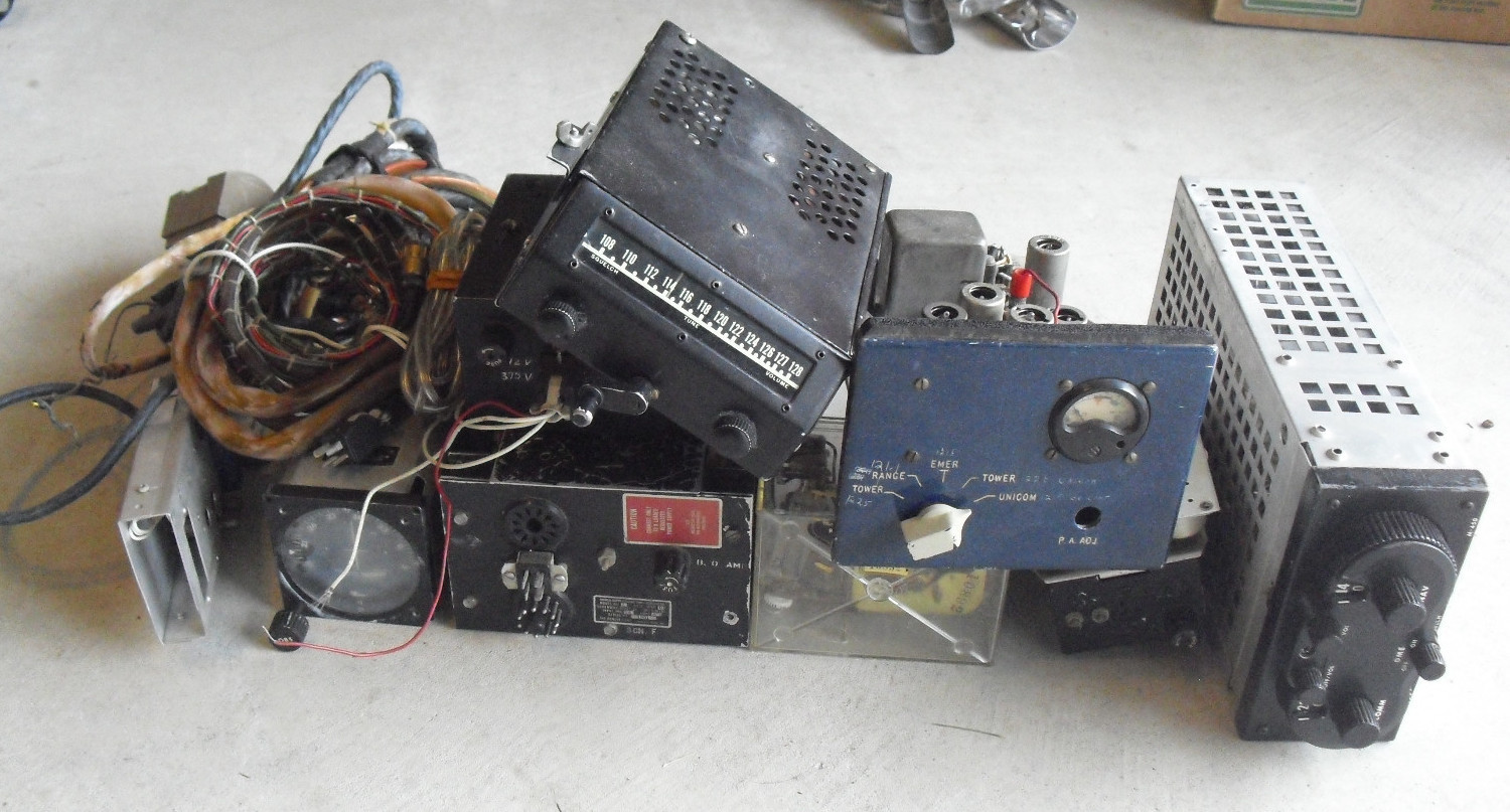 BIG Lot of Vintage Aircraft Radios and Accessories Power Supplies More