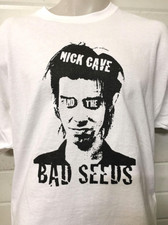 Nick Cave  the bad seeds portrait shirt, Music band rock punk roll Unisex Shirt
