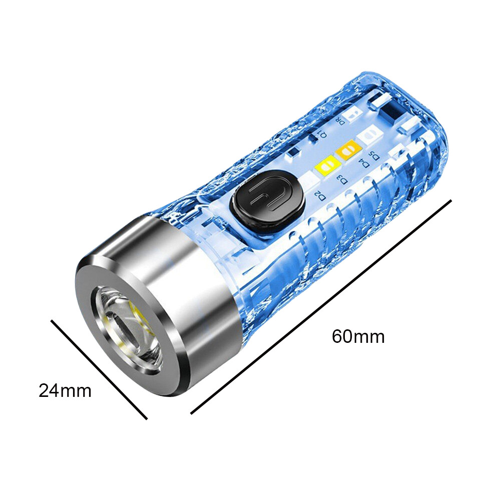 LED SMD Torch Light Portable Pocket Torch for Camping Accessories (Blue