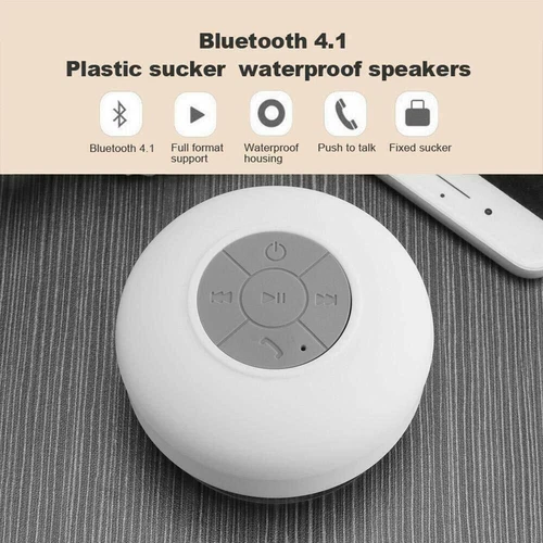 Bluetooth Wireless Speaker Waterproof Shower Wireless Resistant Portable Mic - Picture 12 of 59