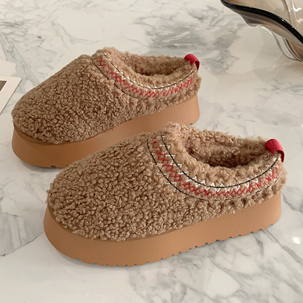 SAOLA Pantofole da donna accoglienti invernali con suola spessa termiche per la casa (37)