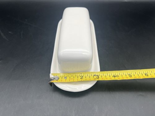 Pfaltzgraff Acadia White Covered Butter Dish (JP3013) - Picture 7 of 8