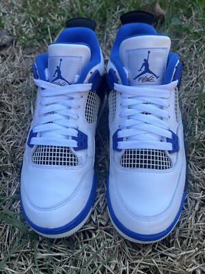 CLEAN Air Jordan 4 IV Motorsport Blue size 5.5 Shoes (408452-117