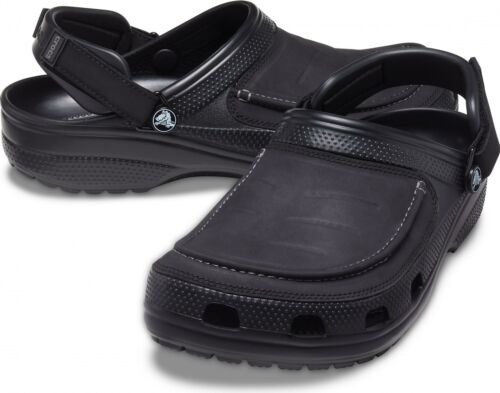 Crocs Yukon Vista II Clogs Mens Size 7- Black 207142-001 (7098