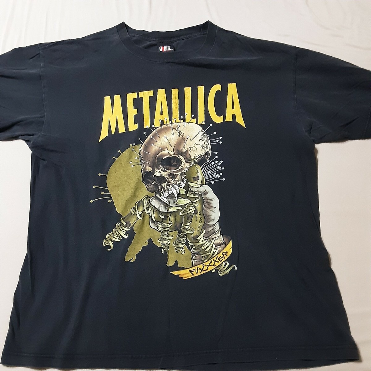 Vintage Giant Metallica T-Shirt 1997 Tour Concert Pushead
