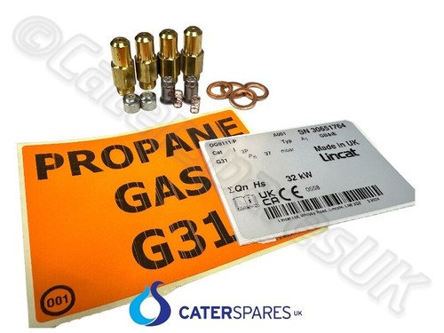 KIT CONVERSIÓN GAS NAT A GLP LINCAT CKP68 OPUS 800 FREIDORA MODELOS OG8110 OG8111 - Imagen 11 de 13