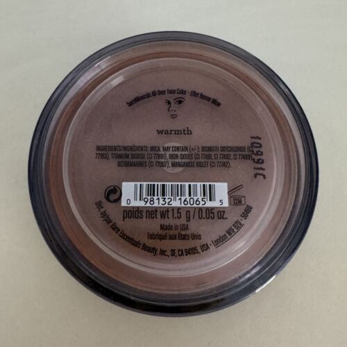 Bare Escentuals bareMinerals All Over Face Color - Warmth 1.5g / .05oz Authentic - Afbeelding 1 van 5