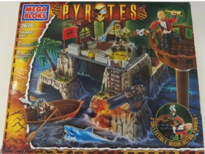 MEGA BLOKS PYRATES SMUGGLERS FORT FIGURES SET 3676 PIRATE THEME