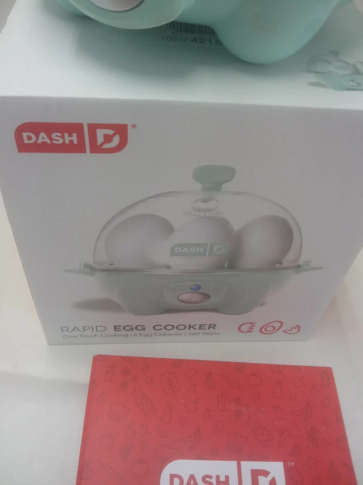 Dash Rapid Electric Egg Cooker with 6 Egg Capacity for Quick Easy Meals