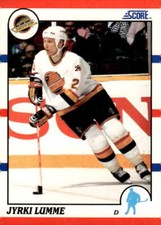 1990-91 Score American #132 Jyrki Lumme