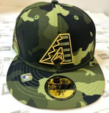 Arizona Diamondbacks NE 2022 Armed Forces Day On-Field Fitted Hat - Camo