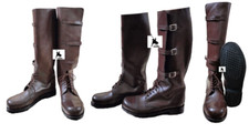 Cavalry Officer Ridding Boot Three Buckle Us Size 5 to 15 Reproduction