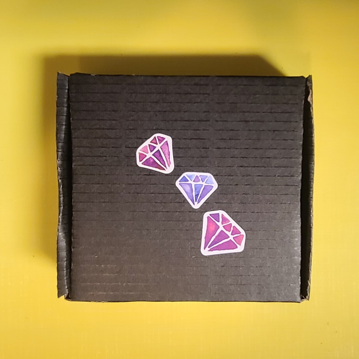 Vtg Pastel Iridescent Rectangular Rhinestone Clip… - image 7