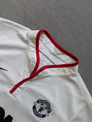 Nike マンチェスター・ユナイテッド ホワイト 2012-2013シーズン Manchester United away jersey Nike 2012/13 Boys size XL white