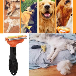 Medium Small Dog Deshedding Pet Grooming Brush For Long Hairs
