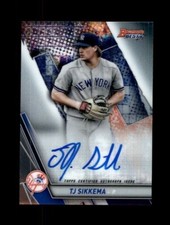  2019 Bowman's Best Best of '19 Autographs #B19TJS TJ Sikkema (ref 115692)