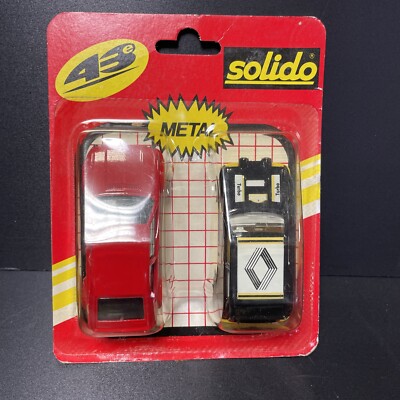 Solido 1:43 Diecast Renault und Alfa Romeo 2 Stück
