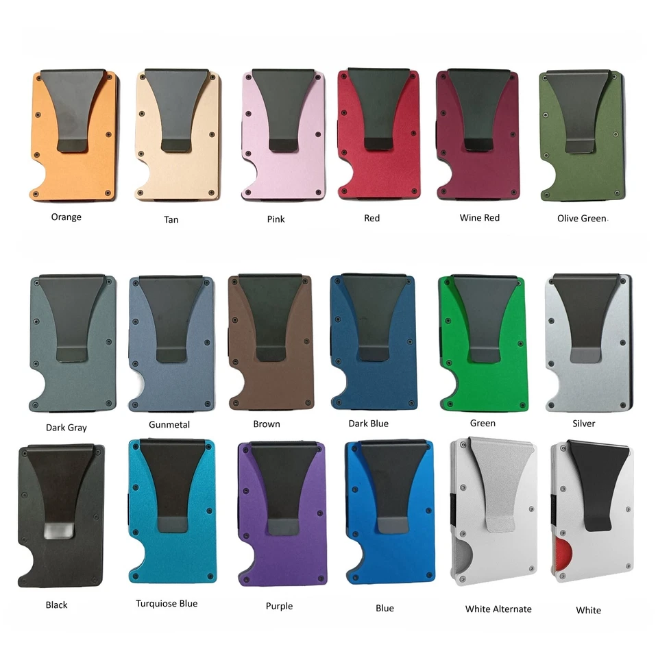 Cartera Frieren Anime Manga Series Personalizada Grabada RFID EDC Delgada Metal Aluminio Foto 4 de 4