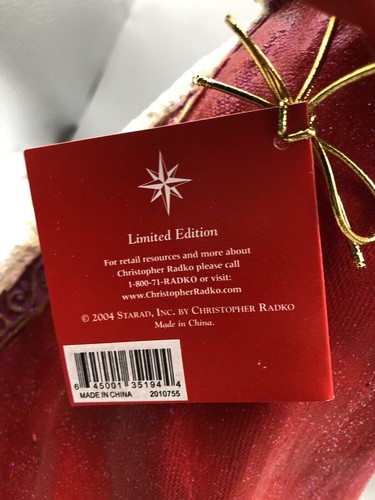 Christopher Radko Yule of Yore Old World Santa 2004 Musical Edizione Limitata LEGGI - Foto 6 di 24