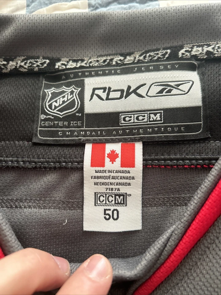 НОВАЯ хоккейная футболка Reebok CCM Chicago Blackhawks Marian Hossa НХЛ мужская размер 50 - Изображение 2 из 4