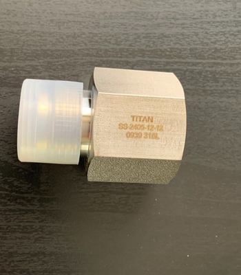 Stainless Steel Straight Adapter, 1/2 In Male JIC X 1/2 In - Foto 8