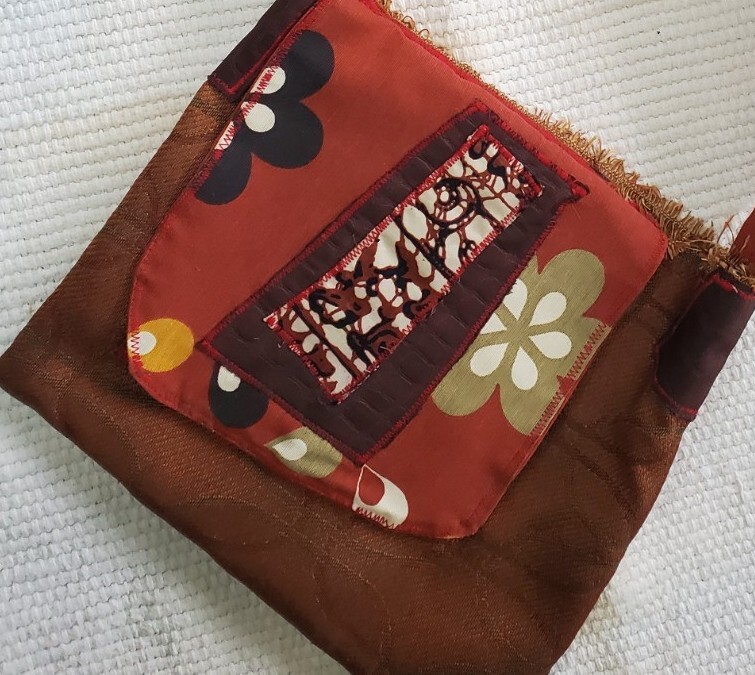 Crossbody Shoulder  Purse Boho Patchwork Artisan … - image 3