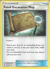 107/131 Fossil Excavation Map Uncommon: Pokemon Trading Card Game
