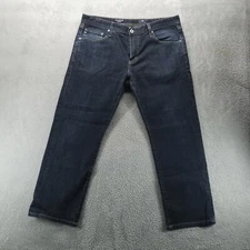 AG Adriano Goldschmied Jeans Mens 36x27* Blue Graduate Tailored Stretch Denim