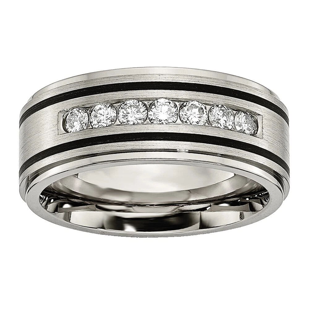 Anillos de titanio de Esmalte para hombres