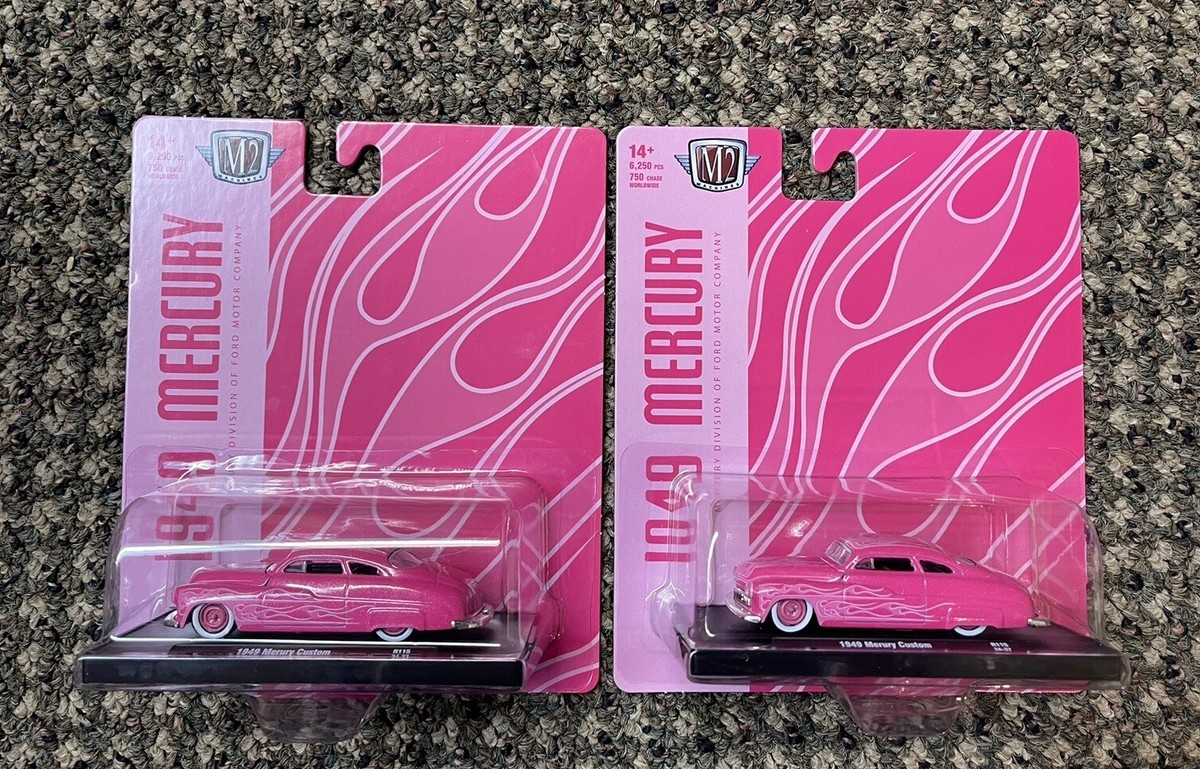 2024 M2 Machines 1949 Mercury Pink Target Exclusive! Lot Of