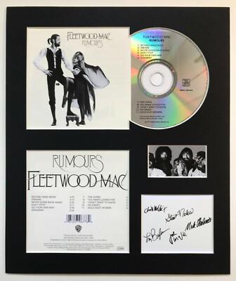 FLEETWOOD MAC - Signed Autographed - RUMOURS - Album Display