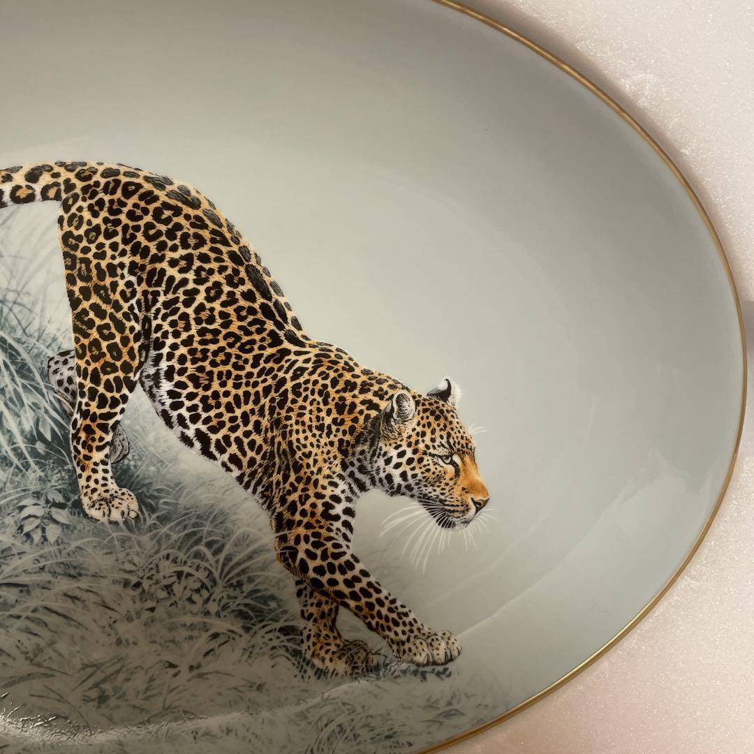 Hermes Oval Plate Carnets d'Equateur Dinner Tableware Jaguar Hermes Oval Plate Carnets d'Equateur Dinner Tableware Jaguar