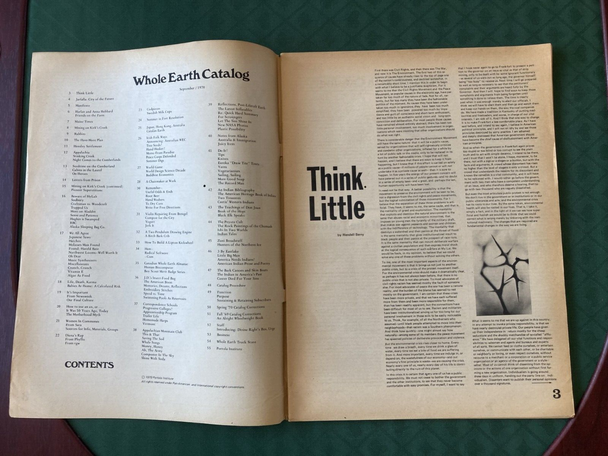 Whole Earth Catalog (September 1970) Staplebound | eBay Whole Earth Catalog (September 1970) Staplebound | eBay