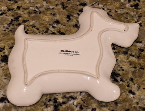 Very Cute Creative Co-op Scottie Serving Plate - Picture 2 of 2