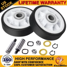 2Pack Dryer Roller Wheel Drum Support Kit 303373K Fit For 12001541 312948 Maytag