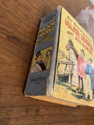 1935 Saalfield Our Boarding House Major Hoople & His Horse Big Little Book RARE - Picture 2 of 7