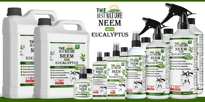 100% natürliches Neemöl mit Eukalyptus, Pflanzenpflege/ Tiere/ Insektenbekämpfung UK