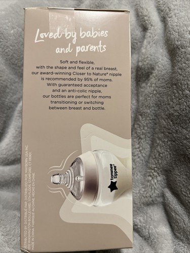 Baby Bottle Tommee Tippee Closer To Nature 11 0Z Bottle - 6 Months+ - Picture 2 of 5