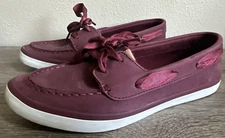 SPERRY "Top-Sider" STS84356 Maroon Women's Size 8.5 Boat Shoes Loafers