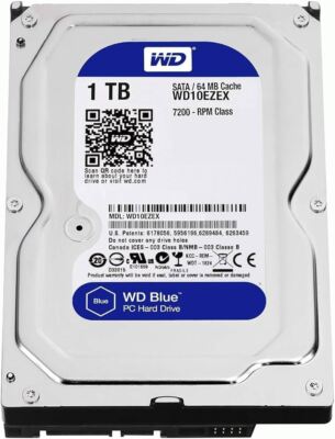 3.5'' SATA 1TB HDD Internal Hard Drive for Desktop with Windows 7/10 Pro Legacy