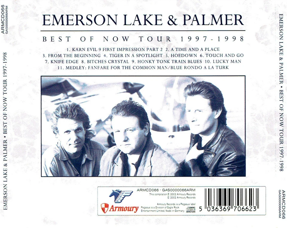 (CD) Emerson, Lake & Palmer – Best Of Now Tour 1997-1998 - Lucky Man, Knife Edge - Bild 2 von 2