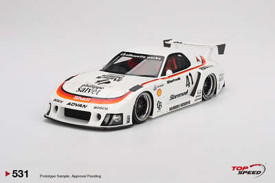 1:18 Mazda RX-7 LB-Super Silhouette - #41 Numero Reserve White