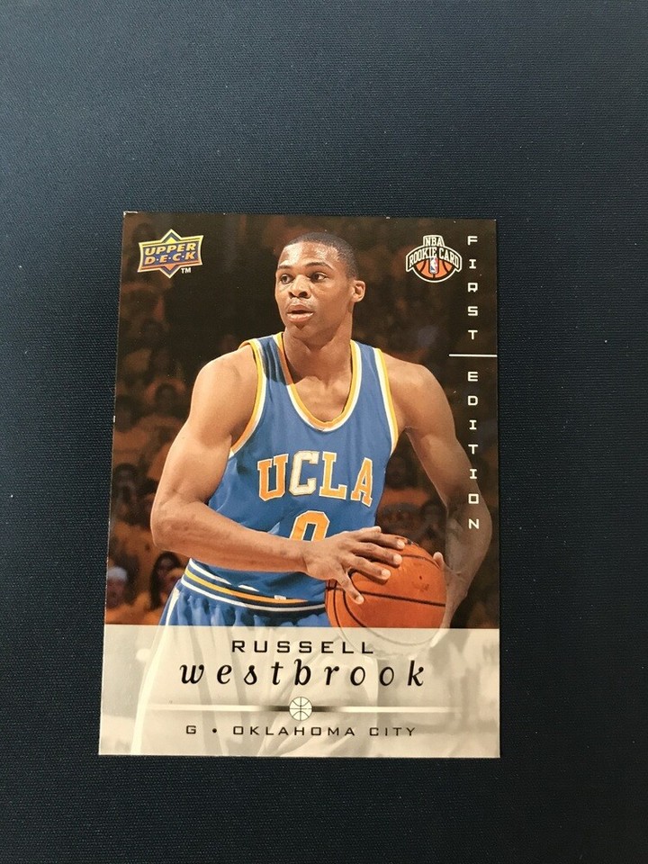 NBA Rookie Card Lot James Harden + Russell Westbrook Topps/UpperDeck ...