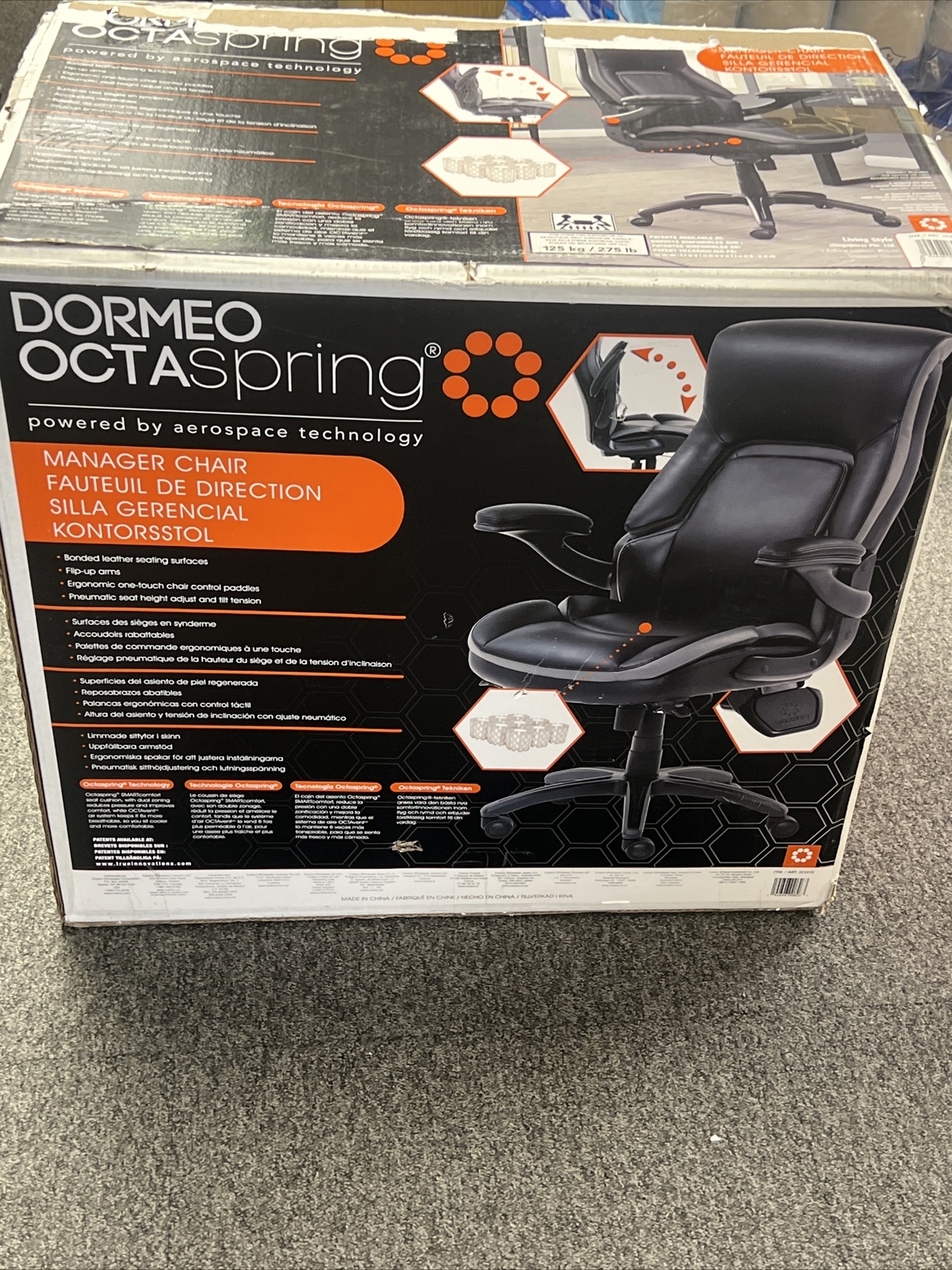 DORMEO Manager's Office Chair Black Ref 5107 eBay